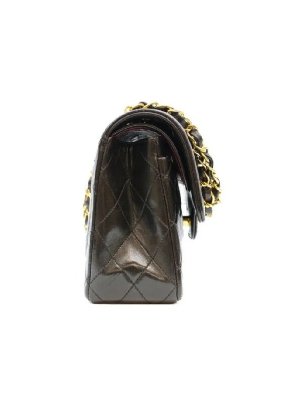 Chanel Black Lamb Double Flap Limited Edition Quilted 23 Chain